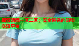 探索暗网一区二区：安全匿名的隐秘交流平台
