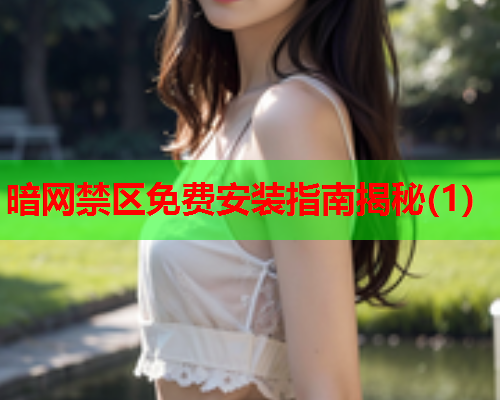 暗网禁区免费安装指南揭秘(1)