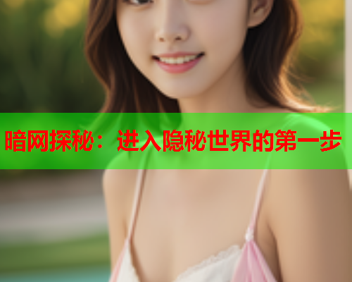 暗网探秘：进入隐秘世界的第一步