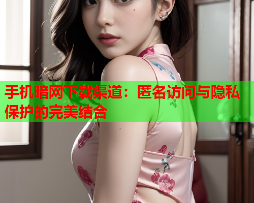 手机暗网下载渠道：匿名访问与隐私保护的完美结合